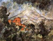 Paul Cezanne La Montagne Sainte-Victoire et le Chateau Noir oil